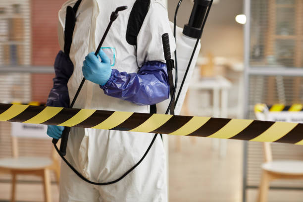 Professional Biohazard Cleanup technician working in Somerville, OH